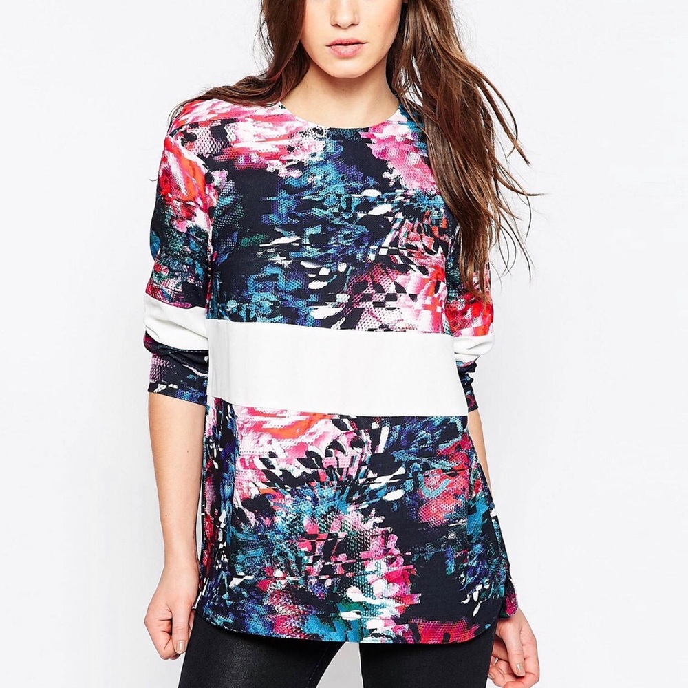French Connection Long Sleeve Crepe Tunic